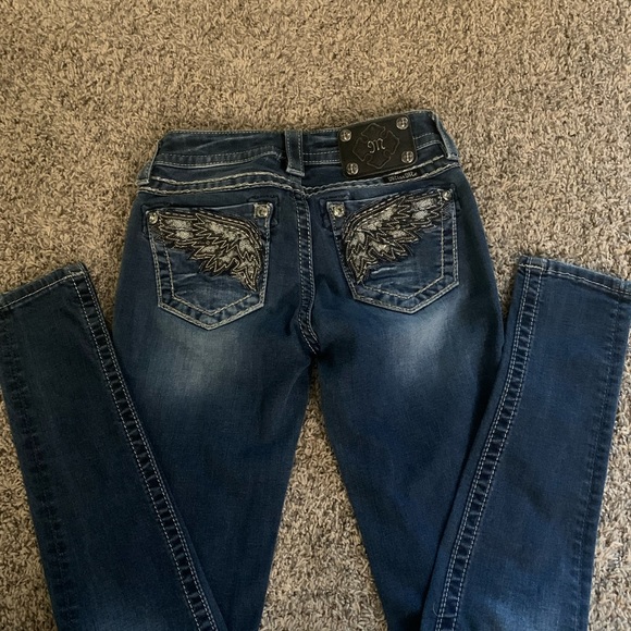 Miss Me Jeans Mid-Rise/Skinny 24w/30L - Picture 4 of 4